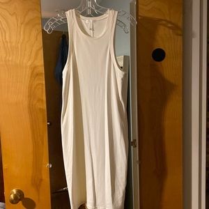 Leith tank dress. EUC. Color white and size small